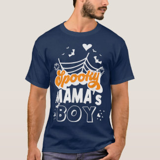 T-shirt Éffrayant Mama's Boy Éffrayant Halloween garçon 76