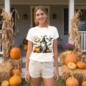 T-shirt Éffrayant mignon Halloween Gnome 🎃 - Cadeau parfa