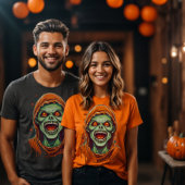 T-shirt Éffrayant monstre zombie Halloween