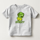 T-shirt éffrayant Puppy Cute Kids Halloween (Devant)