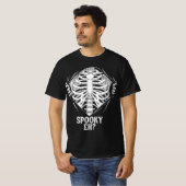 T-shirt ÉFFRAYANT ? Skeleton Halloween Design (Devant entier)