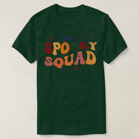 T-shirt ÉFFRAYANT SQUAD Rétro Super Cousin Crew Fantôme Fl (Design devant)