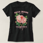 T-shirt Éffrayant Valentine Rose, Pastel Goth (Design devant)