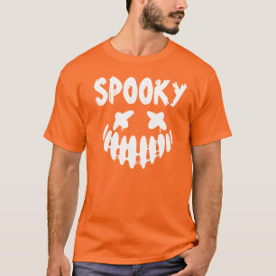 T-shirt Éffrayant visage Halloween heureux pour hommes T-s