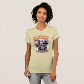 T-shirt Éffrayante Skeleton Halloween (Devant entier)