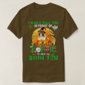 T-shirt Effrayer Vous Pouvez Devant Zombies Pour Sauver Mo (Design devant)