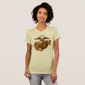 T-shirt EGA couleur complète - Bronze (Devant entier)