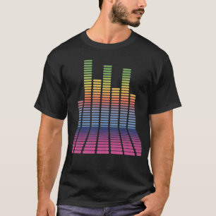 T-shirt Égaliseur de musique des années 90
