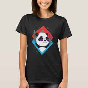 T-shirt Égaliseur de musique DJ Rave Party Musicien Panda