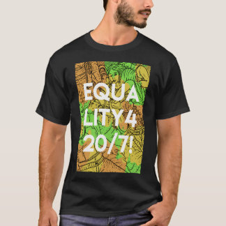 T-shirt Égalité 4207. Aimez L'Herbe Et L'Égalité.