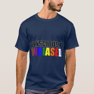 T-shirt Égalité avec l'arc-en-ciel sans parti pris