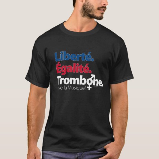 T-shirt Égalité de trombone - OBSCURITÉ (Devant)