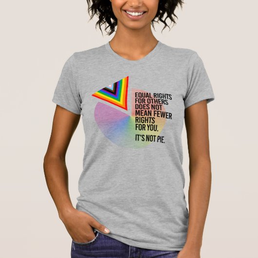 T-shirt Égalité des droits pour les autres  (Devant)