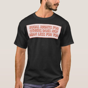 T-shirt Égalité Des Droits Pour Tous