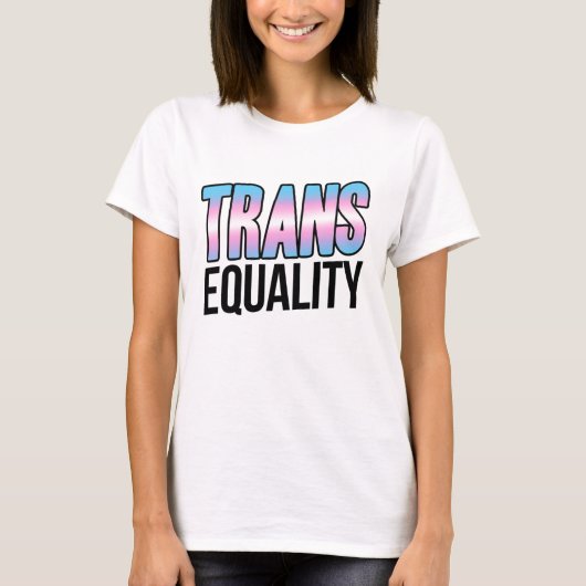T-shirt Égalité des trans (Devant)