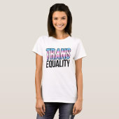 T-shirt Égalité des trans (Devant entier)