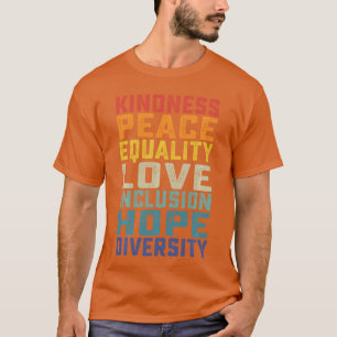 T-shirt Égalité Inclusion Diversité Droits de l'Homme Manc