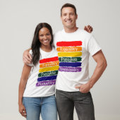 T-shirt Égalité, passionné, humanité (Unisexe)