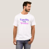 T-shirt Égalité pour les femmes (Devant entier)