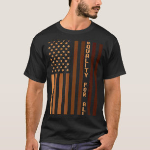 T-shirt Égalité pour tous les mois de l'histoire des Noirs