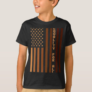 T-shirt Égalité pour tous les mois de l'histoire des Noirs