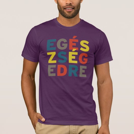 T-shirt Egészségedre (Devant)