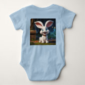 T-Shirt Egg-citing Bunny Brigade: A Cartoon Extrav (Achterkant)