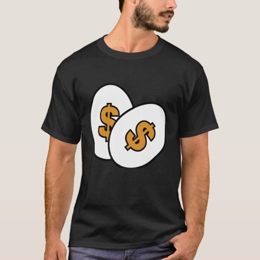 T-shirt Egg Gold Dollar Sign (Devant)