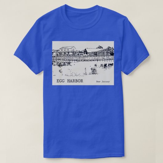 T-shirt Egg Harbour New Jersey 1 (Design devant)