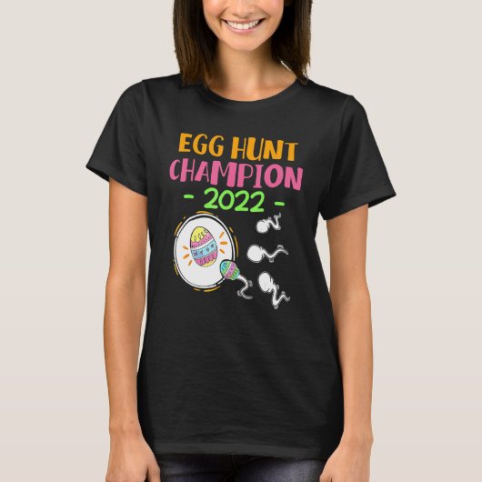 T-shirt Egg hunt champion 2022 (Devant)
