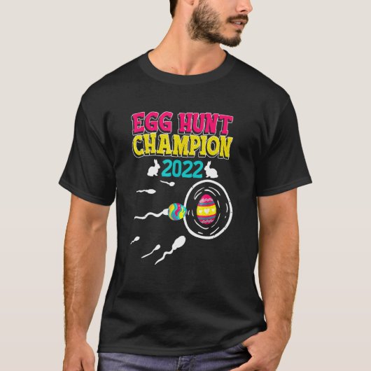 T-shirt Egg hunt champion 2022 (Devant)