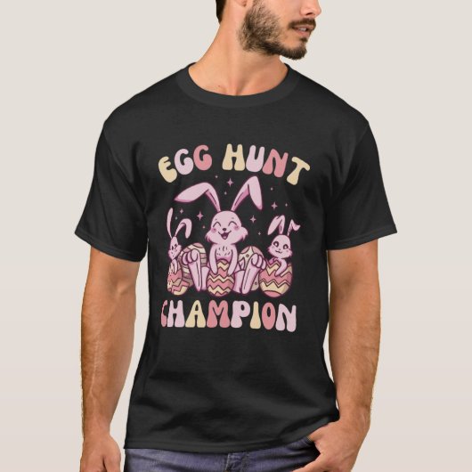 T-shirt Egg Hunt Champion  Cute Easter Egg for Boys Girls (Devant)