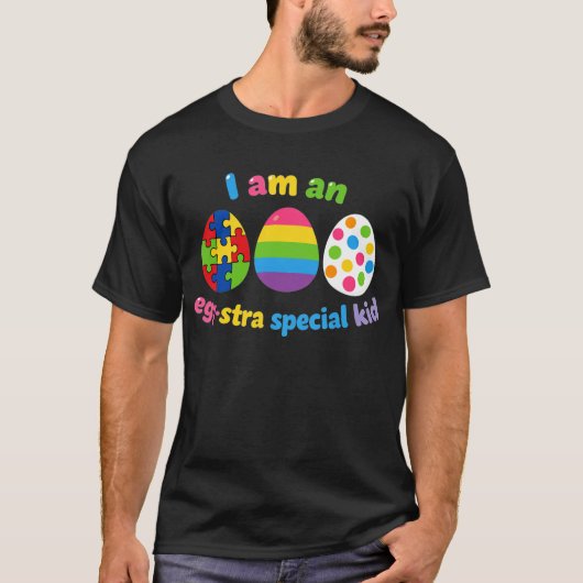 T-shirt Egg-stra Kids Autism Awareness Easter Toddler Boys (Devant)