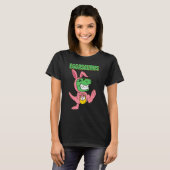 T-shirt Eggasaurus Rabbit Trex Easter OEuf chasse Bunny Di (Devant entier)