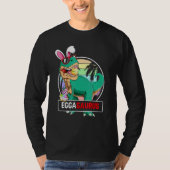 T-shirt Eggasaurus Rex Easter Bunny Eggs Panier Dinosaur B (Devant)