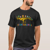 T-shirt Eggasaurus Stegosaurus Easter Egg Dinosaur Happy E (Devant)