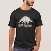 T-shirt Eggasaurus Stegosaurus Egg Dinosaur Happy Easter D (Devant)