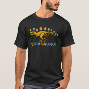 T-shirt Eggasaurus Stegosaurus Oeuf de Pâques Dinosaure Ha
