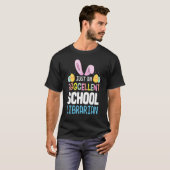 T-shirt Eggcellarian Bibliothécaire de l'école Enseignant  (Devant entier)