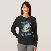 T-shirt Eggcellent Egg Hunter Cute Easter Bunny Quote Sayi (Devant entier)
