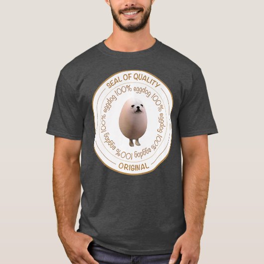 T-shirt Eggdog seal  100 eggdog Premium (Devant)