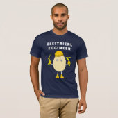 T-shirt Eggineur électrique (Devant entier)