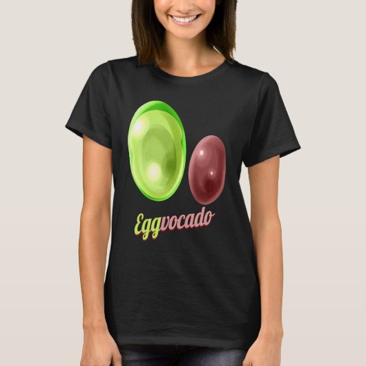 T-shirt Eggs Painted As Avocado Eggvocado For Hunt on Eggs (Devant)