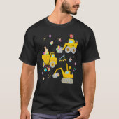T-shirt EggsCavator Excavator Hunting Egg Easter Construct (Devant)