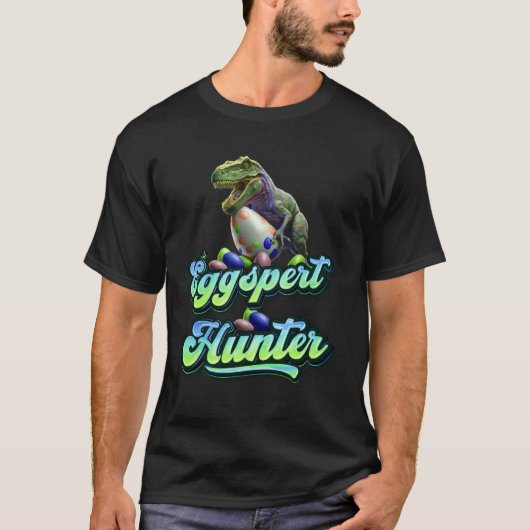 T-shirt Eggspert Easter Eggs Hunter Easter Dinosaur Egg  1 (Devant)
