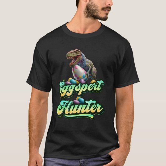 T-shirt Eggspert Easter Eggs Hunter Easter Dinosaur Egg 4 (Devant)