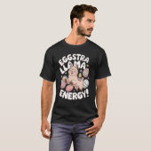 T-shirt Eggstra Llama Energy ! (Devant entier)