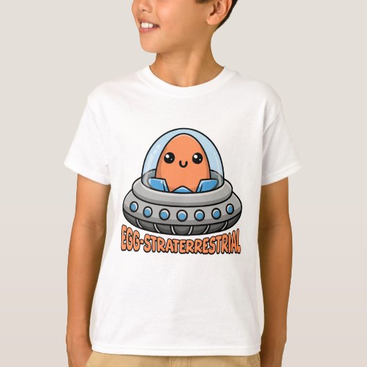 T-shirt Eggstraterrestal ! Jeu d'Oeuf Alien mou (Devant)