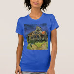T-shirt Eglise à Auvers-sur-Oise par Vincent van Gogh<br><div class="desc">L'église d'Auvers par Vincent van Gogh est une peinture architecturale de post impressionnisme d'art vintage. Vue extérieure d'une église aux vitraux et personnage se dirigeant vers la Chapelle par un chemin pavé. À propos de l'artiste : Vincent Willem van Gogh (1853-1890) fut l'un des peintres Post impressionnistes les plus célèbres...</div>