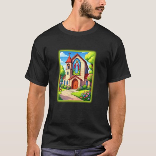 T-shirt Église catholique (Devant)
